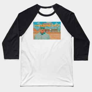 Asteroid City Postcard Motel Manager Baseball T-Shirt